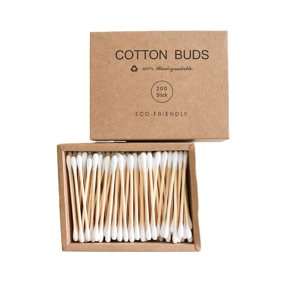Bamboo Cotton Tips - 200pk