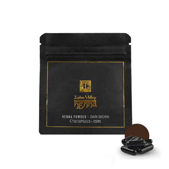 Brow Code Henna Dark Brown - 50 capsules