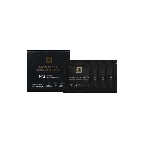 Brow Code NEW Lamination Leave In Restorative Mask (Step 3) - 20 Sachets