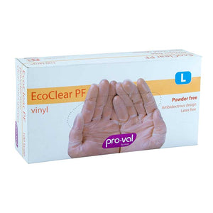 EcoClear Vinyl Disposable Gloves 100box