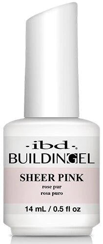 IBD Builder Gel Bottle Sheer Pink - 14ml