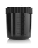 Tan.Cup Excess 3 (2pk + Lids) - Black Transparent