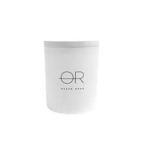 Ocean Road White Scented Soy Candle